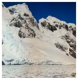 LR - Framed Glacier Landscape Print