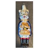 FR - Christopher Radko Puss in Boots Glass Ornament
