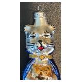 FR - Christopher Radko Puss in Boots Glass Ornament