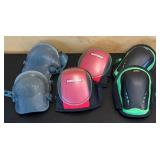 MB - Lot of 3 Pairs Knee Pads - Craftsman, MN Black Label Gel and Comfort System