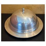 MB - Stainless Steel Chafing Dish and Restoration Hardware Domed Serving Platter