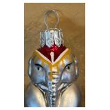 FR - Christopher Radko Prince Elephant Glass Ornament