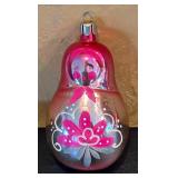 FR - Pair of Russian Doll Glass Ornaments