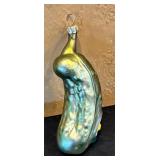 FR - Glass Christmas Pickle Ornament with Whimsical Face
