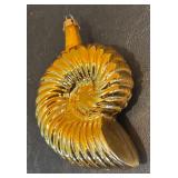 FR - Christopher Radko Nautilus Shell Glass Ornament