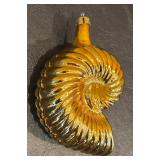 FR - Christopher Radko Nautilus Shell Glass Ornament