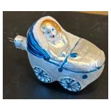 FR - Collection of 5 Gorgeous Glass Christmas Ornaments