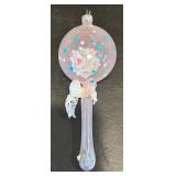 FR - Collection of 5 Gorgeous Glass Christmas Ornaments