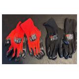 LR - Collection of 8 Pairs Work Gloves by Craftsman, Rugged Wear, GH and More