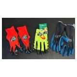 LR - Collection of 8 Pairs Work Gloves by Craftsman, Rugged Wear, GH and More