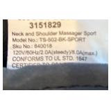 MB - Brookstone Neck and Back Massager and 2 Back Support Belts