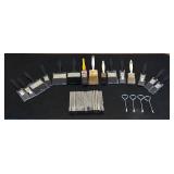MB - Assorted Lot of Paintbrushes, Detailing Brushes and Mixing Tools
