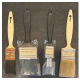MB - Assorted Lot of Paintbrushes, Detailing Brushes and Mixing Tools