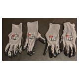 MBC - Six Pairs of GH Heavy Duty Work Gloves Assorted Colors