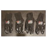MBC - Six Pairs of GH Heavy Duty Work Gloves Assorted Colors