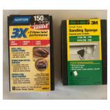 MBC - Large Lot of Sanding Sponges, Sanding Blocks, and Pumice Stone Cleaners Assorted Brands