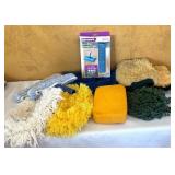MBC - Assorted Mopping and Dusting Supplies with Microfiber Pads and Cleaning Tools