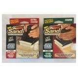 MB - Large Lot of Sanding Sponges, Stripping Blocks, and Pumice Stone Cleaner Packs