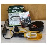 BS - Lot of Utility Shop Lights and Xtreme Decor LED Light Strip