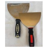 MB - Painting Supplies Lot with New Brushes, Foam Set and Putty Knives