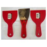 MBC - Collection of Putty Knives and Drywall Knives Assorted Sizes