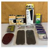 MB - Collection of 3M Sanding Discs, Screens, Sponges and Tack Cloths