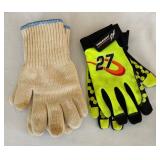 BS - Lot of Work Gloves Assorted New and Used Styles