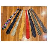 MBC - Set of Designer Neckties Including Pineda Covalin, Bachrach, Jim Thompson and More