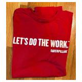 BS - Lot of 6 Size Large Caterpillar and Menards Branded T-Shirts