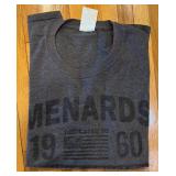 BS - Lot of 6 Size Large Caterpillar and Menards Branded T-Shirts