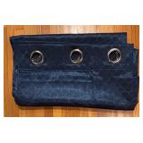 MBC - Set of 8 Navy Blue Blackout Curtains