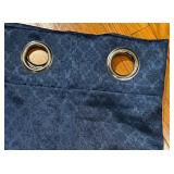 MBC - Set of 8 Navy Blue Blackout Curtains