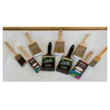 LR - Assorted Paint Brushes Lot Including Value Stainers and Shur-Line Brushes