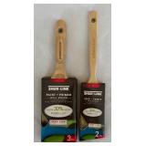LR - Assorted Paint Brushes Lot Including Value Stainers and Shur-Line Brushes