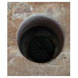 LR - Natural Stone Vase with Floral Frog Insert