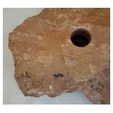 LR - Natural Stone Vase with Floral Frog Insert