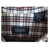 Size XL shirts by Izod, Nautica and Adirondack - Set of 3 XL Men