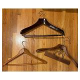 H - Collection of Assorted Wooden Hangers
