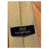 H - Collection of Designer Silk Neckties Including Ermenegildo Zegna, Jim Thompson, JZ Richards and More