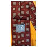 H - Collection of Designer Silk Neckties Including Ermenegildo Zegna, Jim Thompson, JZ Richards and More