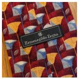 H - Collection of Designer Silk Neckties Including Ermenegildo Zegna, Jim Thompson, JZ Richards and More