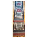 LR - Extra Long Southwestern Wool Runner Rug 181" x 31"