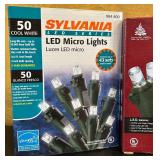 LR - Set of 5 Boxes LED Christmas Mini and Micro String Lights 50 Count Each