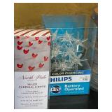 LR - Collection of Battery Operated LED String Lights and Decorative Light Sets