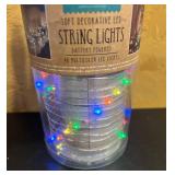 LR - Collection of Battery Operated LED String Lights and Decorative Light Sets