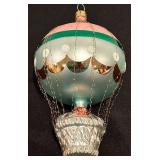 S - Vintage Christopher Radko "Fruit In Balloon" Glass Christmas Ornament