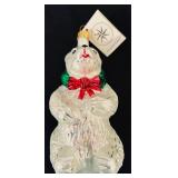 TR - Christopher Radko Glass Polar Bear Ornament with Tag