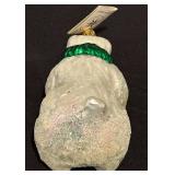 TR - Christopher Radko Glass Polar Bear Ornament with Tag