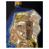 TR - Christopher Radko Glass Madonna and Child Holiday Ornament