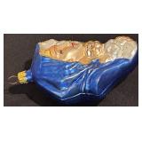 TR - Christopher Radko Glass Madonna and Child Holiday Ornament